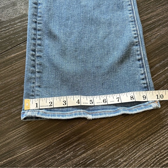 American Eagle Favorite Boyfriend Lowrise Wideleg Stretch Blue Jean, 12S - Picture 6 of 13